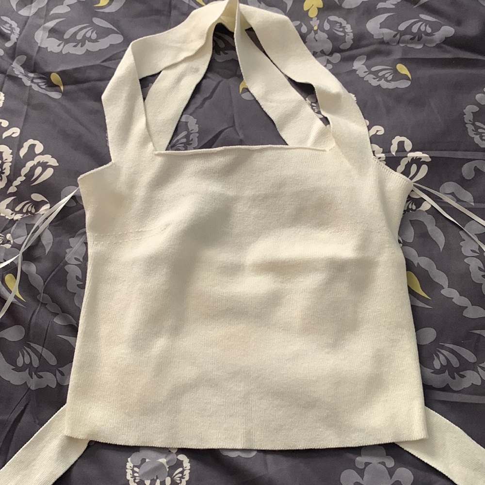 BOUTIQUE PURCHASED CRISS CROSS BACK TOP